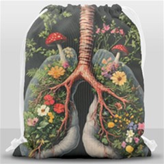 Lungs Health Drawstring Bag (large) by Sabxi