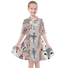 Fox Kids  All Frills Chiffon Dress by DinkovaArt