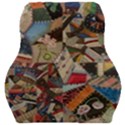 Background Embroidery Pattern Stitches Abstract Car Seat Velour Cushion  View1