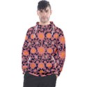 Mid Century Retro Floral 1970s 1960s Pattern 74 Men s Pullover Hoodie View1