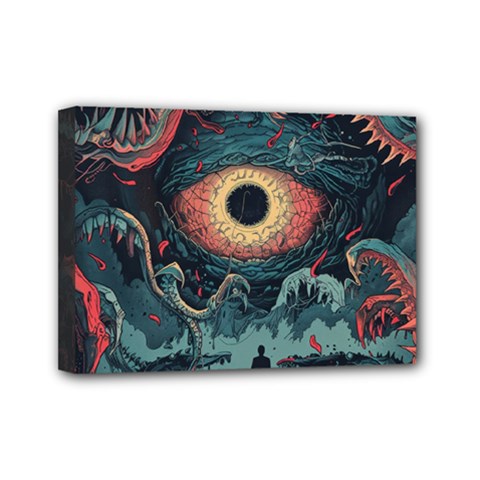 Monsters Nightmare Mini Canvas 7  X 5  (stretched) by Tsamara
