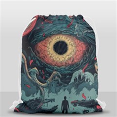 Monsters Nightmare Drawstring Bag (small) by Tsamara