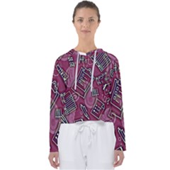 Abstract Art Pattern Design Background Women s Slouchy Sweat by Grandong