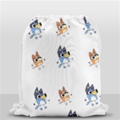 Bluey, Bluey Merch, Bluey Pattern, Bluey Bluey, Bingo, Bluey Design, Bluey Dog Drawstring Bag (small) by avitendut
