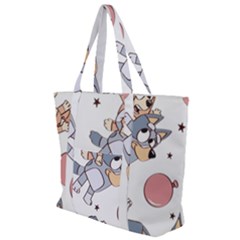 Bluey, Bluey Merch, Bluey Pattern, Bluey Bluey, Bingo, Bluey Design, Bluey Dog Zip Up Canvas Bag by avitendut