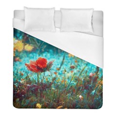 Flowers Detail Painting Nature Duvet Cover (full/ Double Size) by Anend