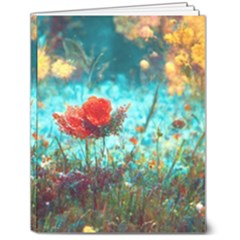Flowers Detail Painting Nature 7  X 9  Hardcover Notebook by Anend