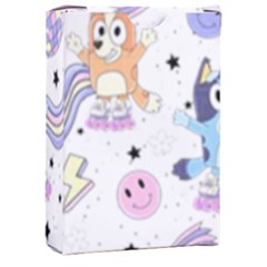 Bluey, Bluey Merch, Bluey Pattern, Bluey Bluey, Bingo, Bluey Design, Bluey Dog Playing Cards Single Design (rectangle) With Custom Box by avitendut