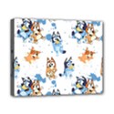 Bluey, Bluey merch, Bluey pattern, Bluey Bluey, bingo, Bluey design, bluey dog Canvas 10  x 8  (Stretched) View1