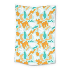 Design Pattern Seamless Tropical Small Tapestry by Tsamara