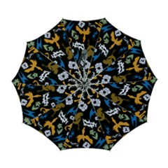 Pattern Design Seamless Texture Automatic Folding Umbrella With Case (large) by Tsamara