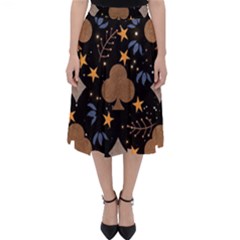 Seamless Pattern Repeat Repetition Classic Midi Skirt by Tsamara