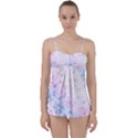 Digital Art Artwork Abstract Pink Purple Babydoll Tankini Set View1
