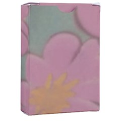 Mid Century Retro Floral 1970s 1960s Pattern 80 Playing Cards Single Design (rectangle) With Custom Box by violetheavensky