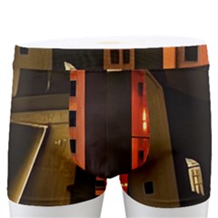 Sci-fi Futuristic Science Fiction City Neon Scene Artistic Technology Machine Fantasy Gothic Town Bu Men s Boxer Briefs by Posterlux
