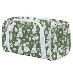 Easter Bunny Pattern Toiletries Pouch by Valentinaart