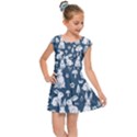 Easter bunny pattern Kids  Cap Sleeve Dress View1