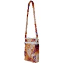 Burnt paper texture print design Multi Function Travel Bag View2