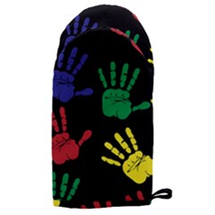 Handprints Hand Print Colourful Microwave Oven Glove by Anend