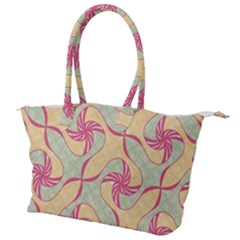 Abstract Pattern Design Scrapbooking Canvas Shoulder Bag by Paksenen