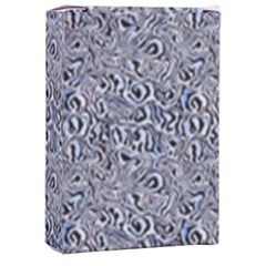 Blue Black Snake Pattern Playing Cards Single Design (rectangle) With Custom Box by DinkovaArt