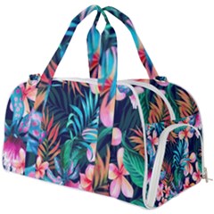 Hawaiian Flowers Hawaii Burner Gym Duffel Bag by Cemarart