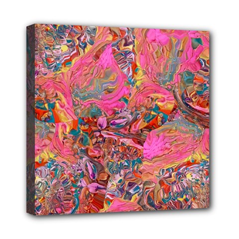 Collage  Mini Canvas 8  X 8  (stretched) by kaleidomarblingart