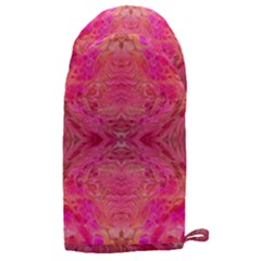 Pink Pour  Microwave Oven Glove by kaleidomarblingart