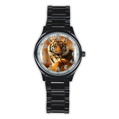 Tiger Sport Metal Watch (black) by cutepetshop
