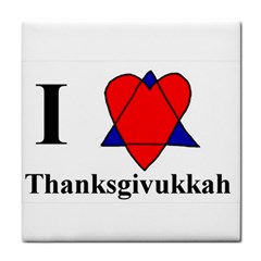 Heartstar Ceramic Tile by Thanksgivukkah