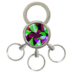 Modern Art 3-ring Key Chain by Siebenhuehner
