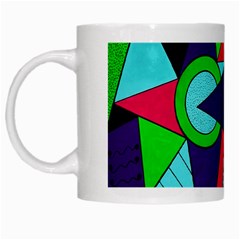 Modern Art White Coffee Mug by Siebenhuehner