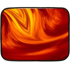 Wave Mini Fleece Blanket (two Sided) by Siebenhuehner