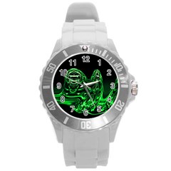 Modern Art Plastic Sport Watch (large) by Siebenhuehner