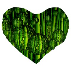 Magic Balls 19  Premium Heart Shape Cushion by Siebenhuehner