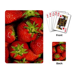 Strawberry  Playing Cards Single Design by Siebenhuehner