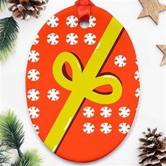 Present Oval Ornament by Contest1732527