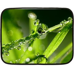 Waterdrops Mini Fleece Blanket (two Sided) by Siebenhuehner