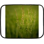 Grass Mini Fleece Blanket (Two Sided) 35 x27  Blanket Front