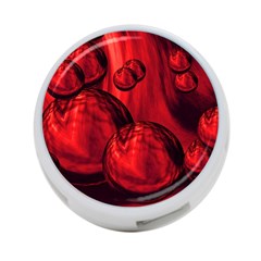 Red Bubbles 4-port Usb Hub (two Sides) by Siebenhuehner