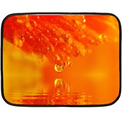 Waterdrops Mini Fleece Blanket (two Sided) by Siebenhuehner
