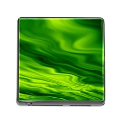 Green Memory Card Reader With Storage (square) by Siebenhuehner