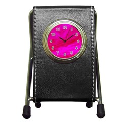 Design Stationery Holder Clock by Siebenhuehner