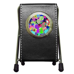 Balls Stationery Holder Clock by Siebenhuehner