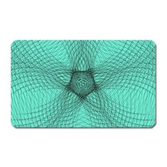Spirograph Magnet (rectangular) by Siebenhuehner