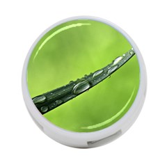 Green Drops 4-port Usb Hub (two Sides) by Siebenhuehner