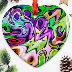 Graffity Heart Ornament (two Sides) by Siebenhuehner