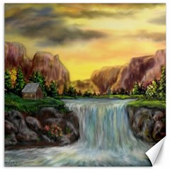 Brentons Waterfall - Ave Hurley - Artrave - Canvas 20  X 20  (unframed) by ArtRave2
