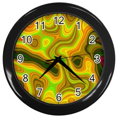 Abstract Wall Clock (black) by Siebenhuehner
