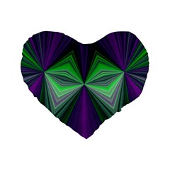 Abstract 16  Premium Heart Shape Cushion  by Siebenhuehner